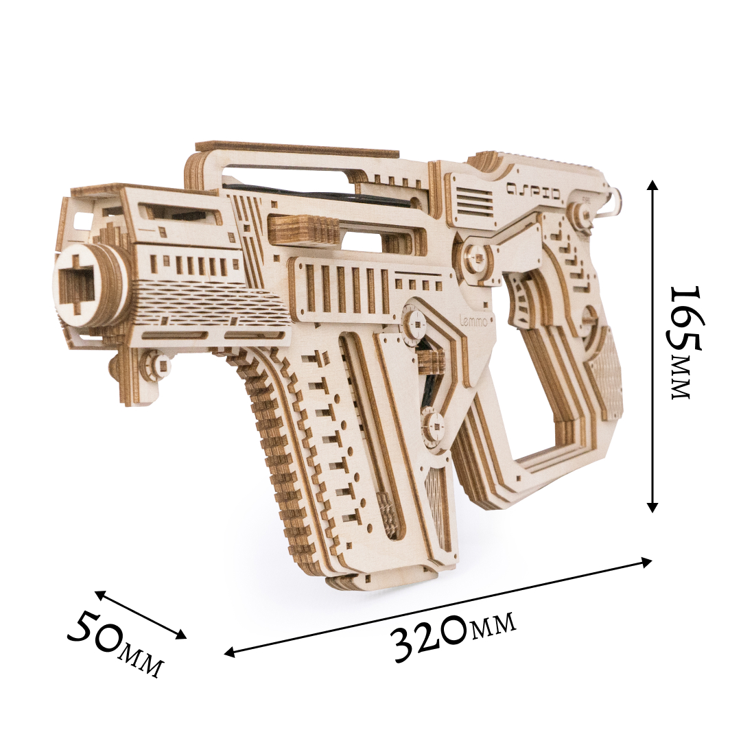 Купить Сборная модель из дерева Lemmo Штурмовая винтовка "Аспид" оптом