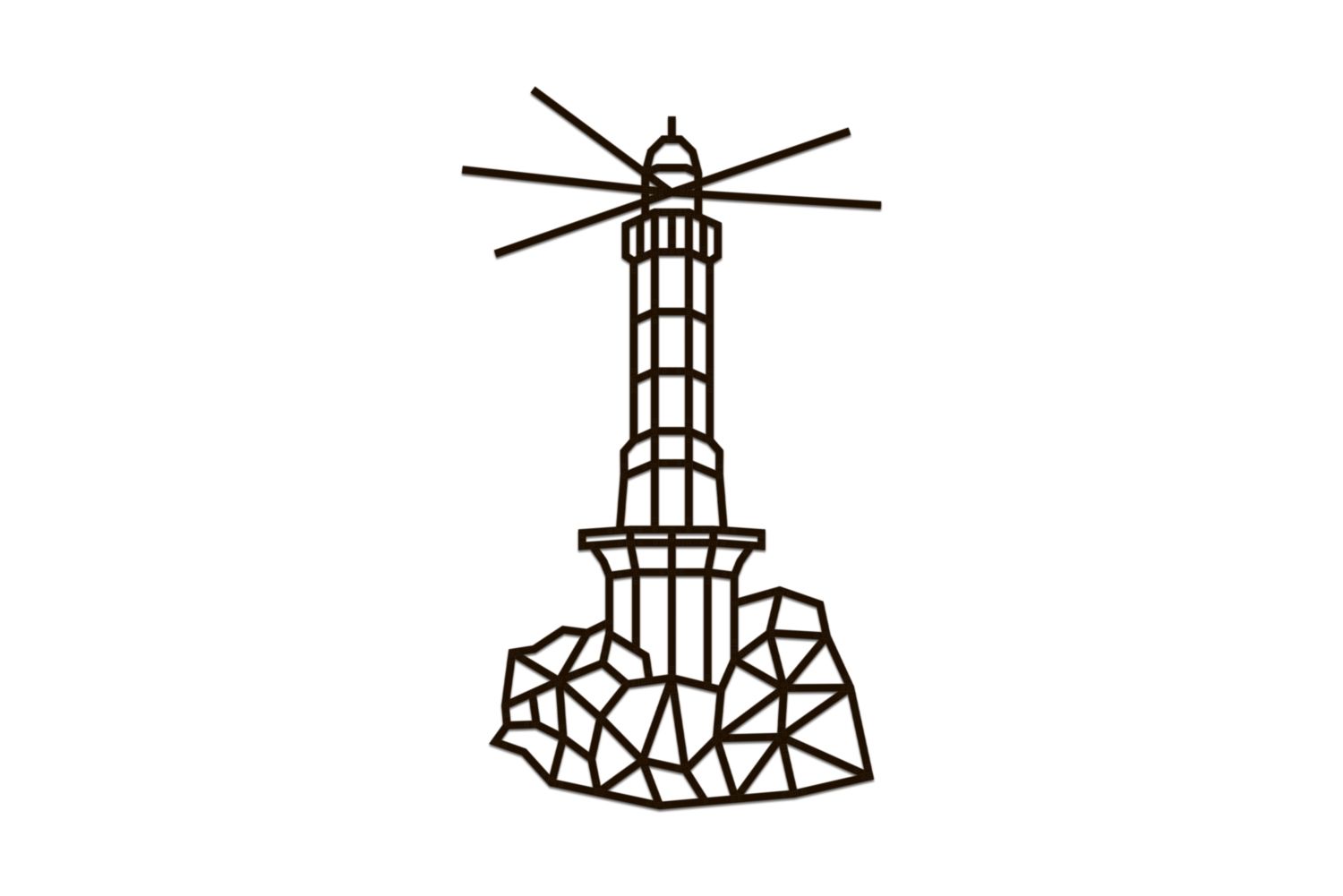Купить Деревянный декор настенный, панно EWA Design Маяк оптом