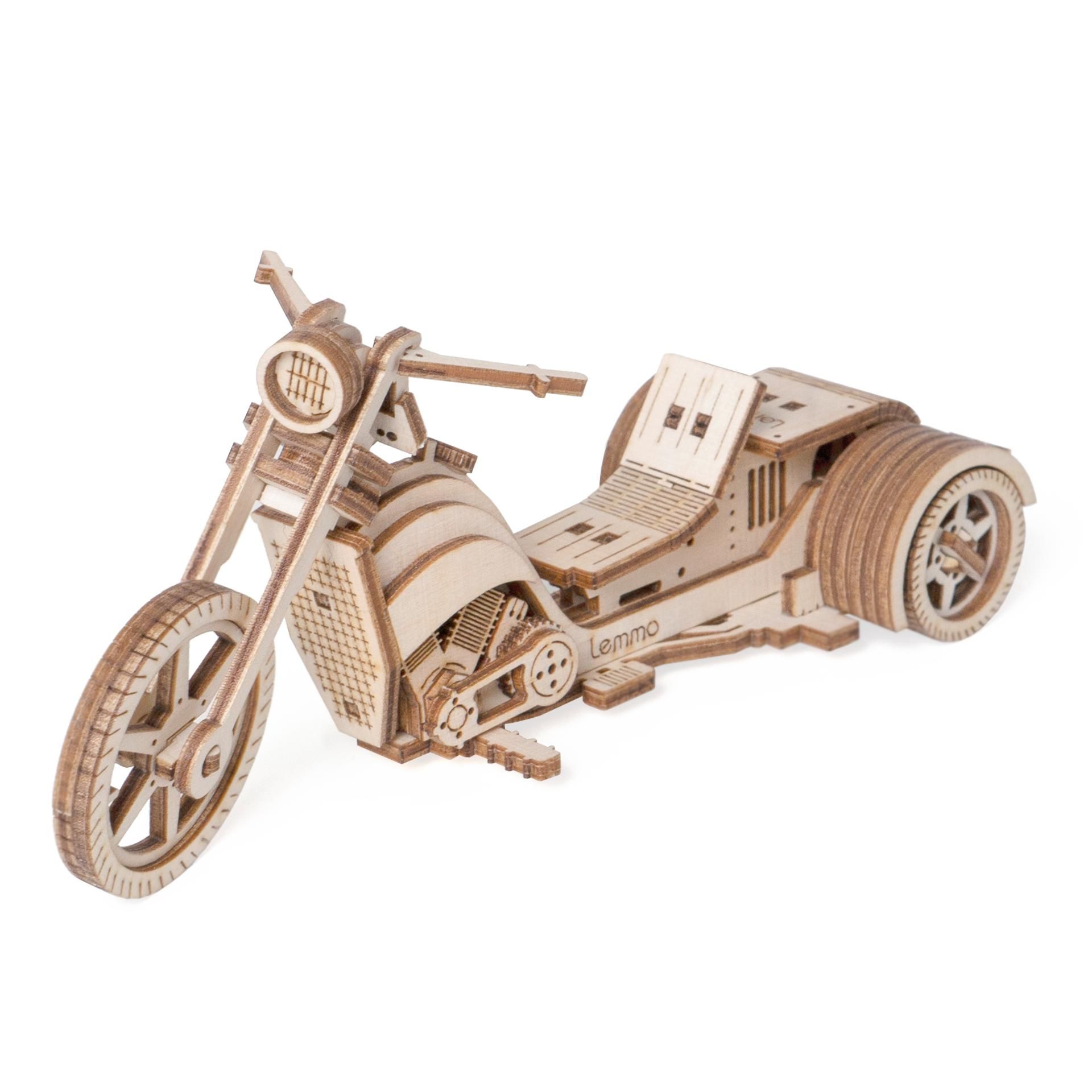 Купить Деревянный конструктор, сборная модель Lemmo Трицикл "Фотон" оптом