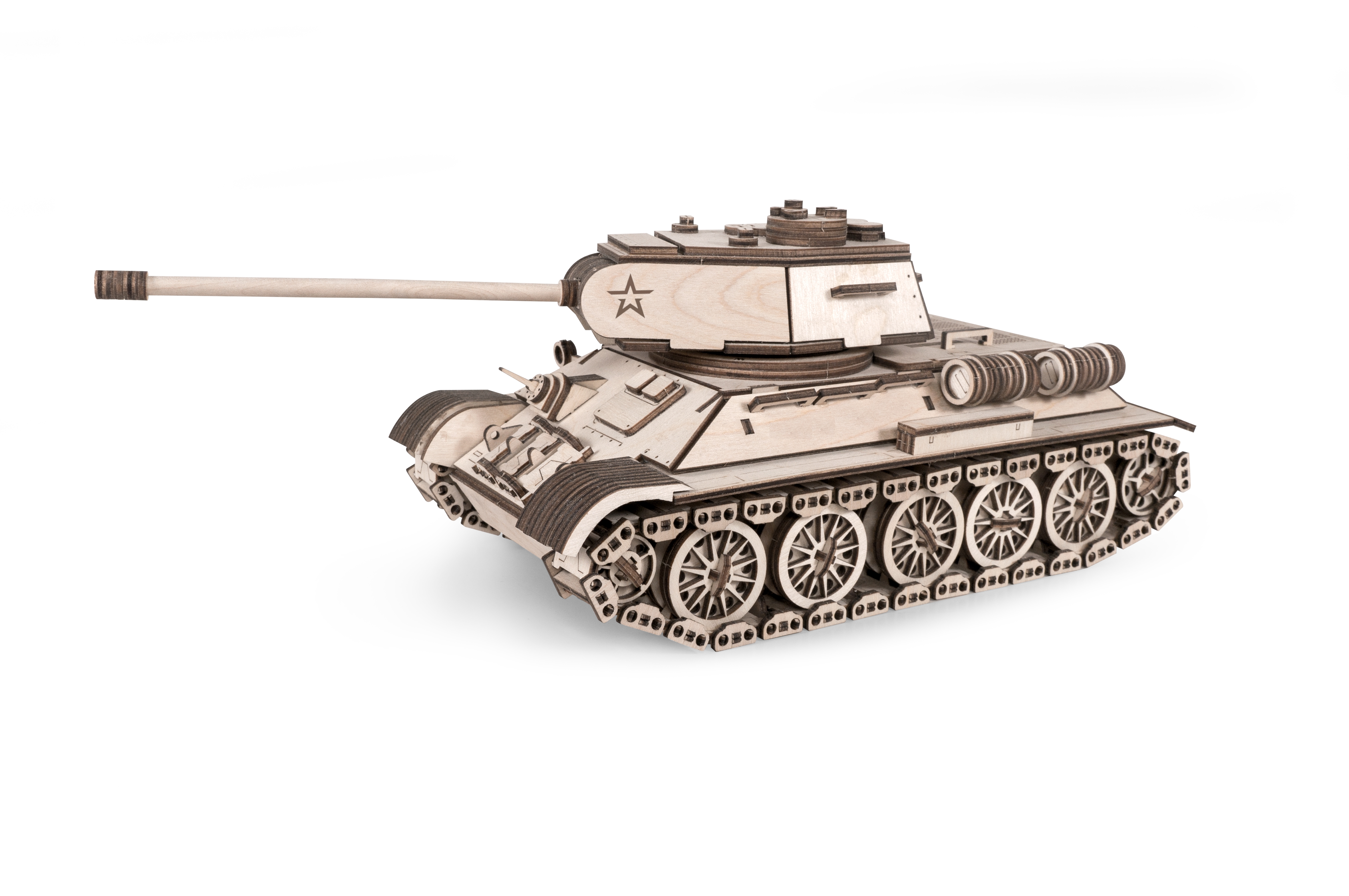 Конструктор из дерева "Армия России" Танк Т-34-85