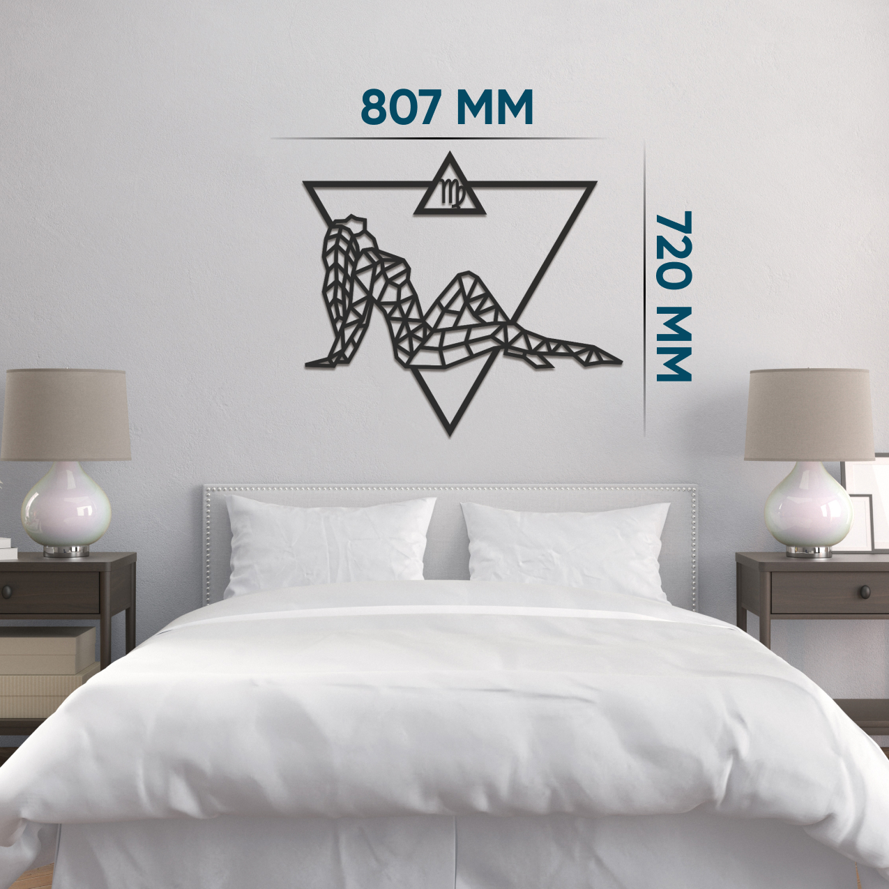 Купить Деревянный декор настенный, панно EWA Design Знаки Зодиака Дева оптом