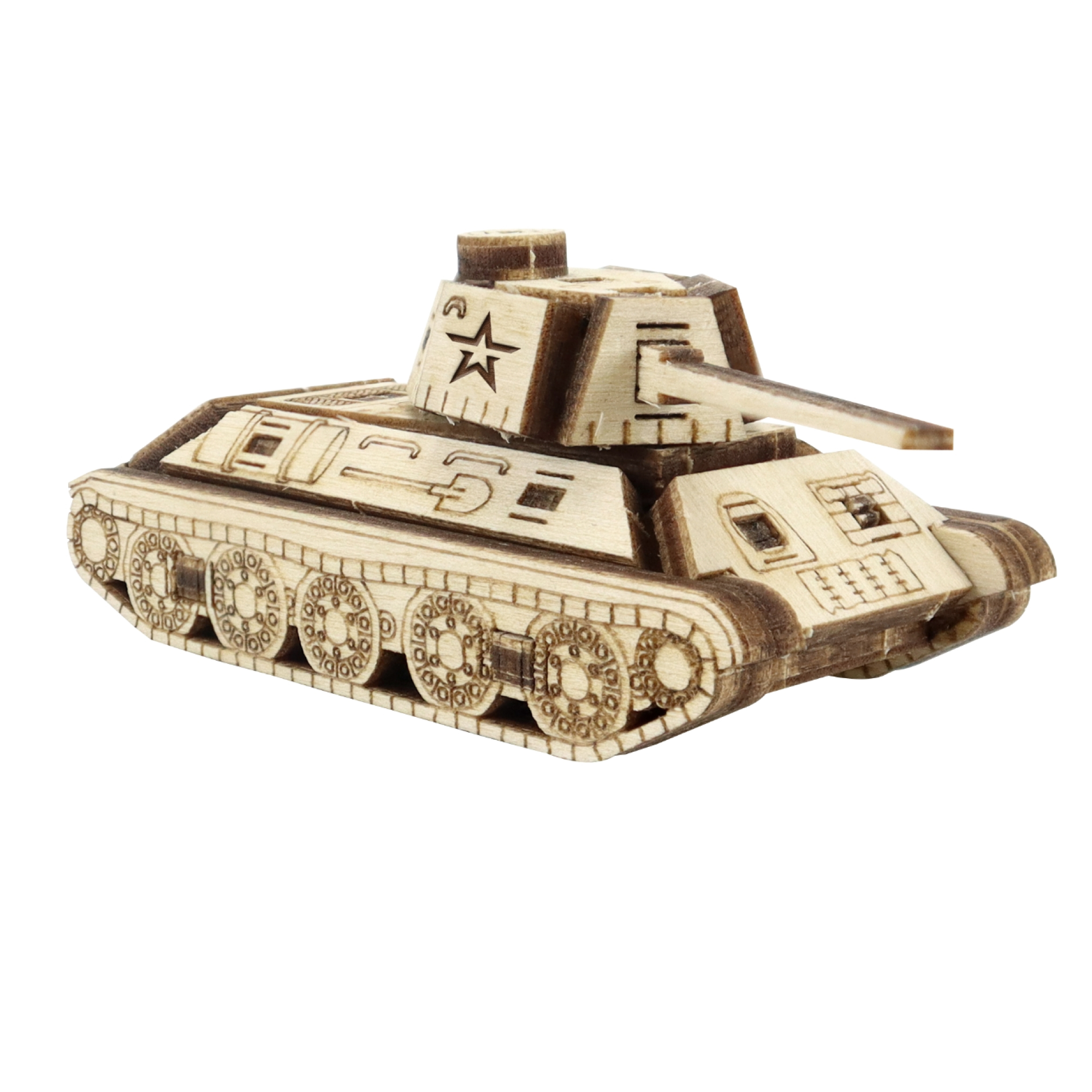 Купить Деревянный конструктор, сборная модель Армия России Танк Т-34 мини   оптом