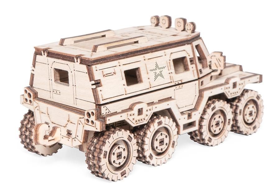 Купить Деревянный конструктор, сборная модель Армия России Вездеход-Амфибия оптом