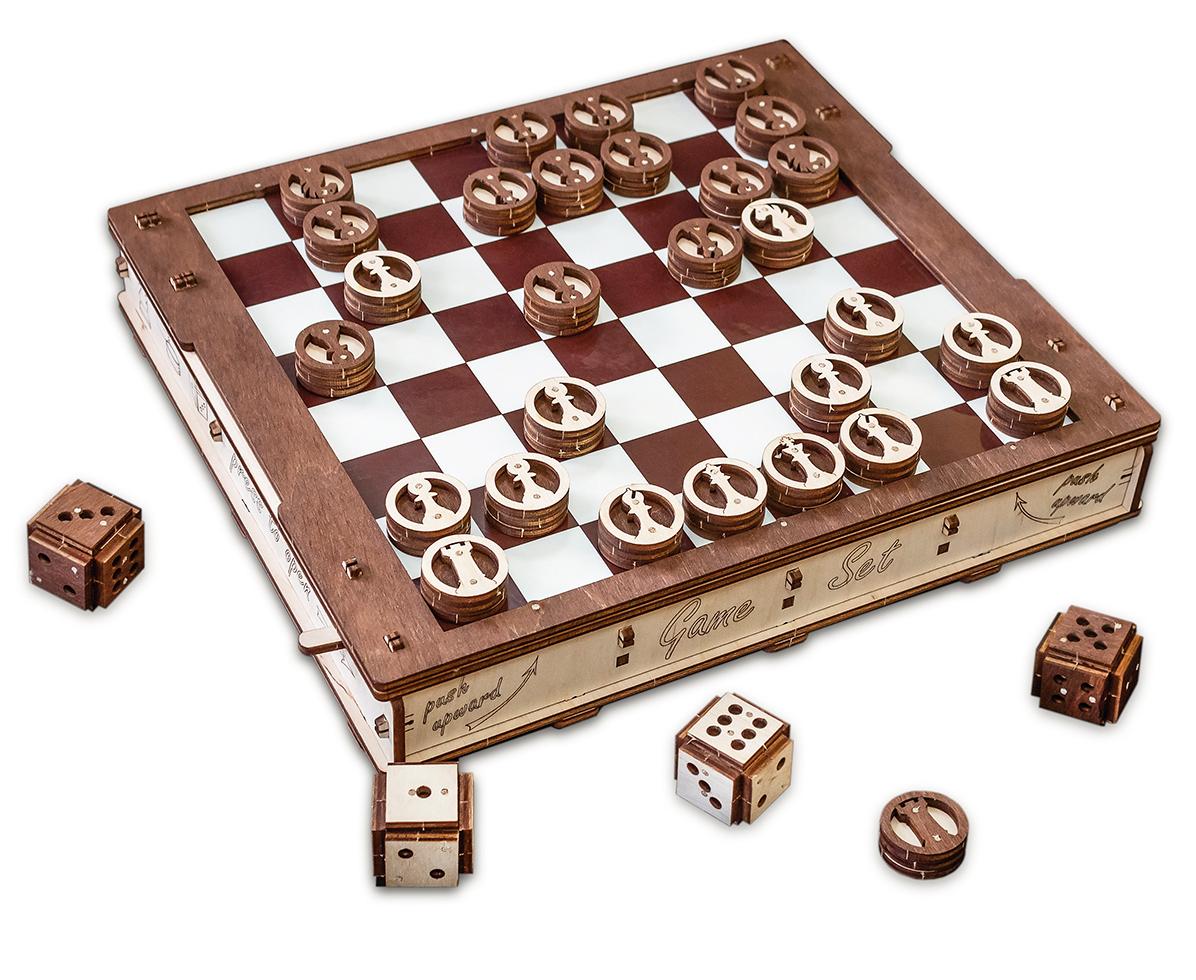 Купить Конструктор деревянный 3D EWA Gameset Игровой набор оптом