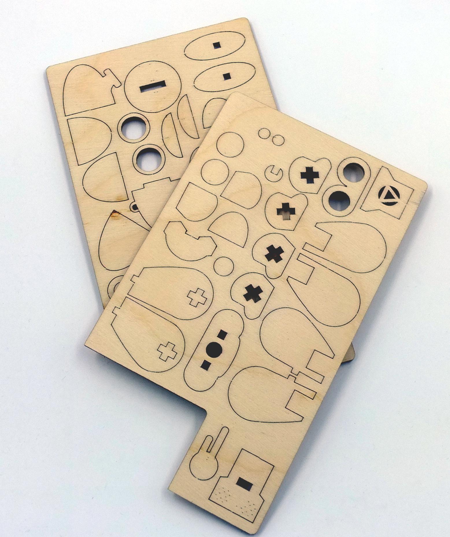 Купить Конструктор 3D деревянный подвижный Lemmo Робот Санни оптом