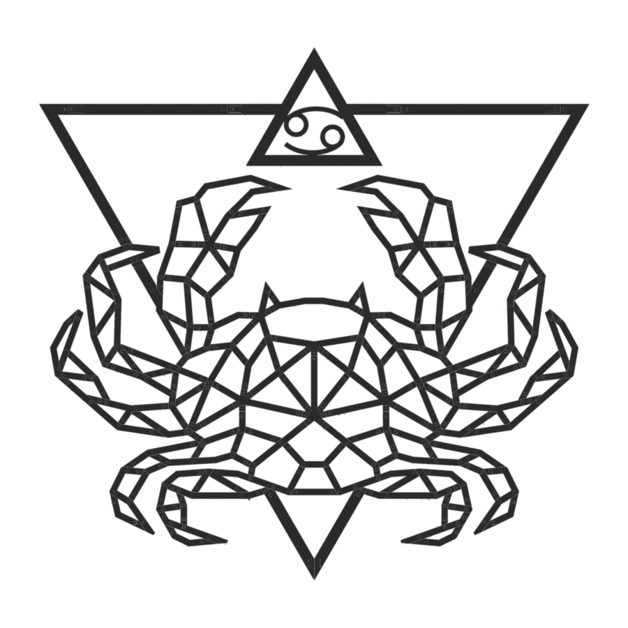 Купить Деревянный декор настенный, панно EWA Design Знаки Зодиака Рак оптом