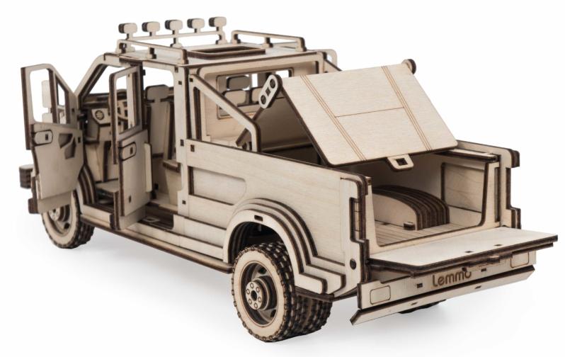 Купить Конструктор 3D деревянный Lemmo Пикап "Эльтано" оптом