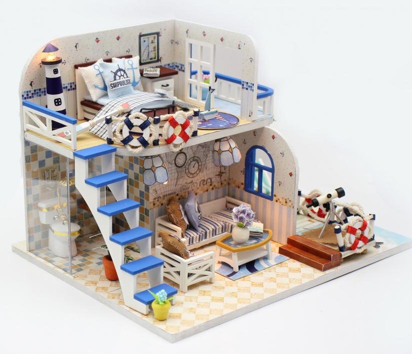 Купить Румбокс, интерьерный конструктор MiniHouse Домик у моря  оптом