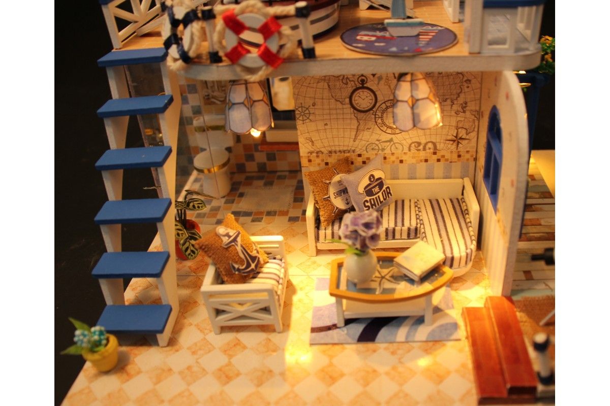 Купить Румбокс, интерьерный конструктор MiniHouse Домик у моря  оптом