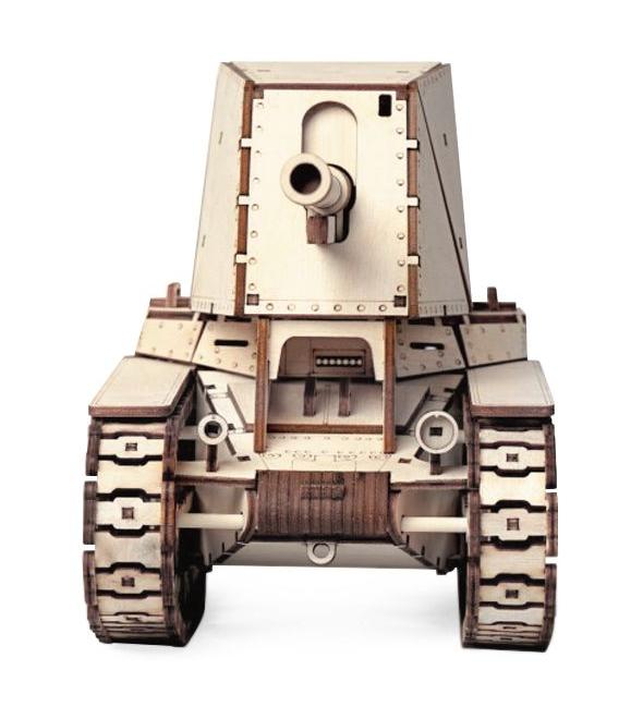 Купить Конструктор 3D деревянный подвижный Lemmo Танк СУ-18 оптом