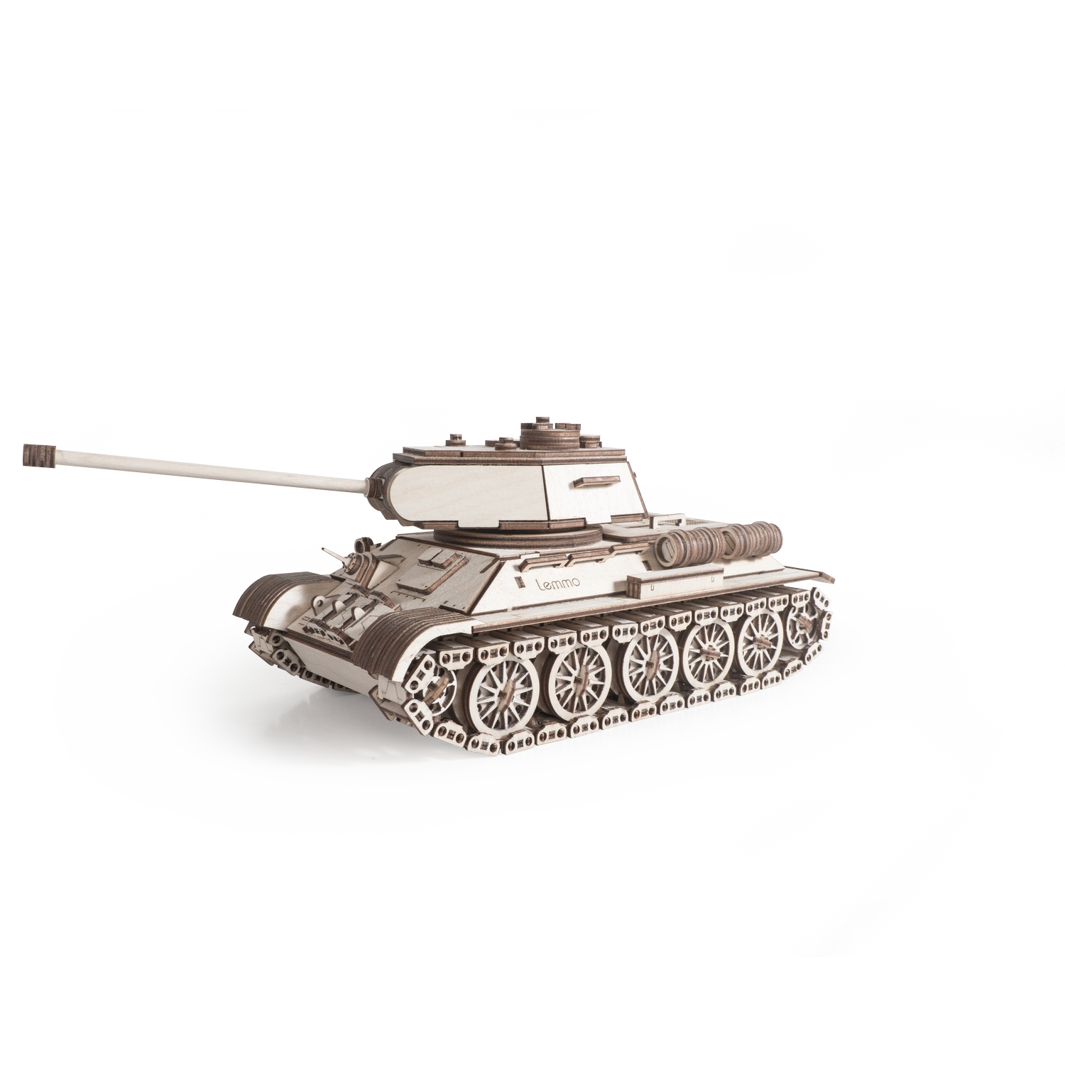 Деревянный конструктор, сборная модель Lemmo Танк Легенда сражений