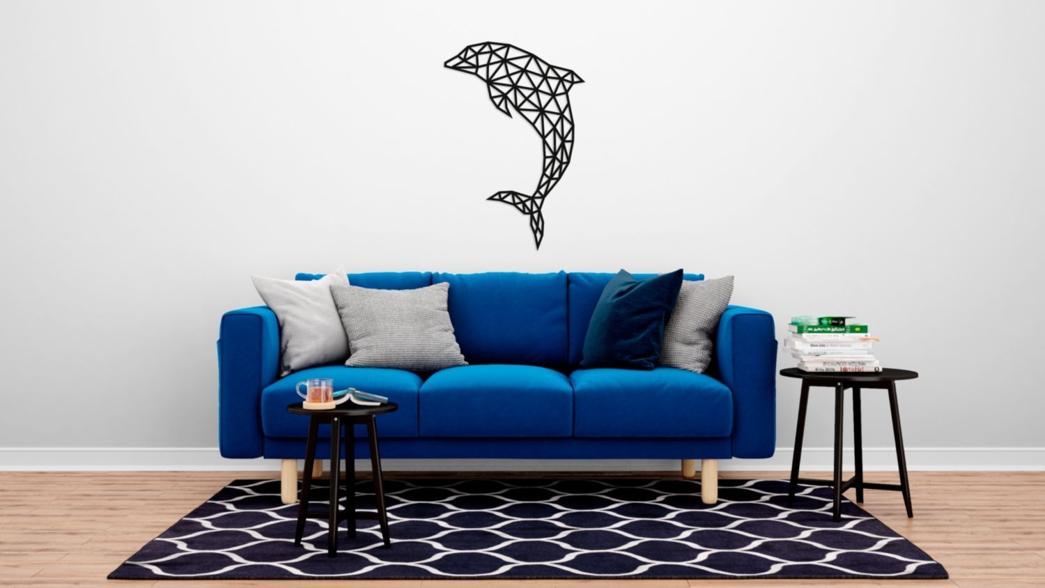 Купить Деревянный декор настенный, панно EWA Design Дельфин оптом