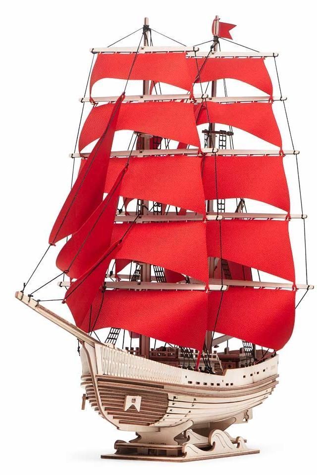 Купить Сборная модель из дерева Lemmo Корабль с парусами "Секрет Океана" оптом