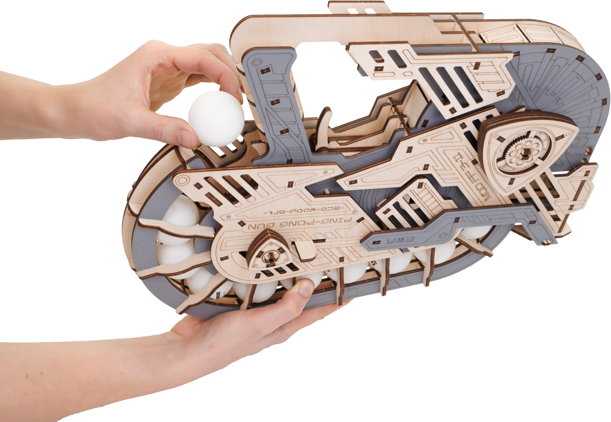 Купить Механическая сборная модель EWA Пинг-Понг Пушка оптом