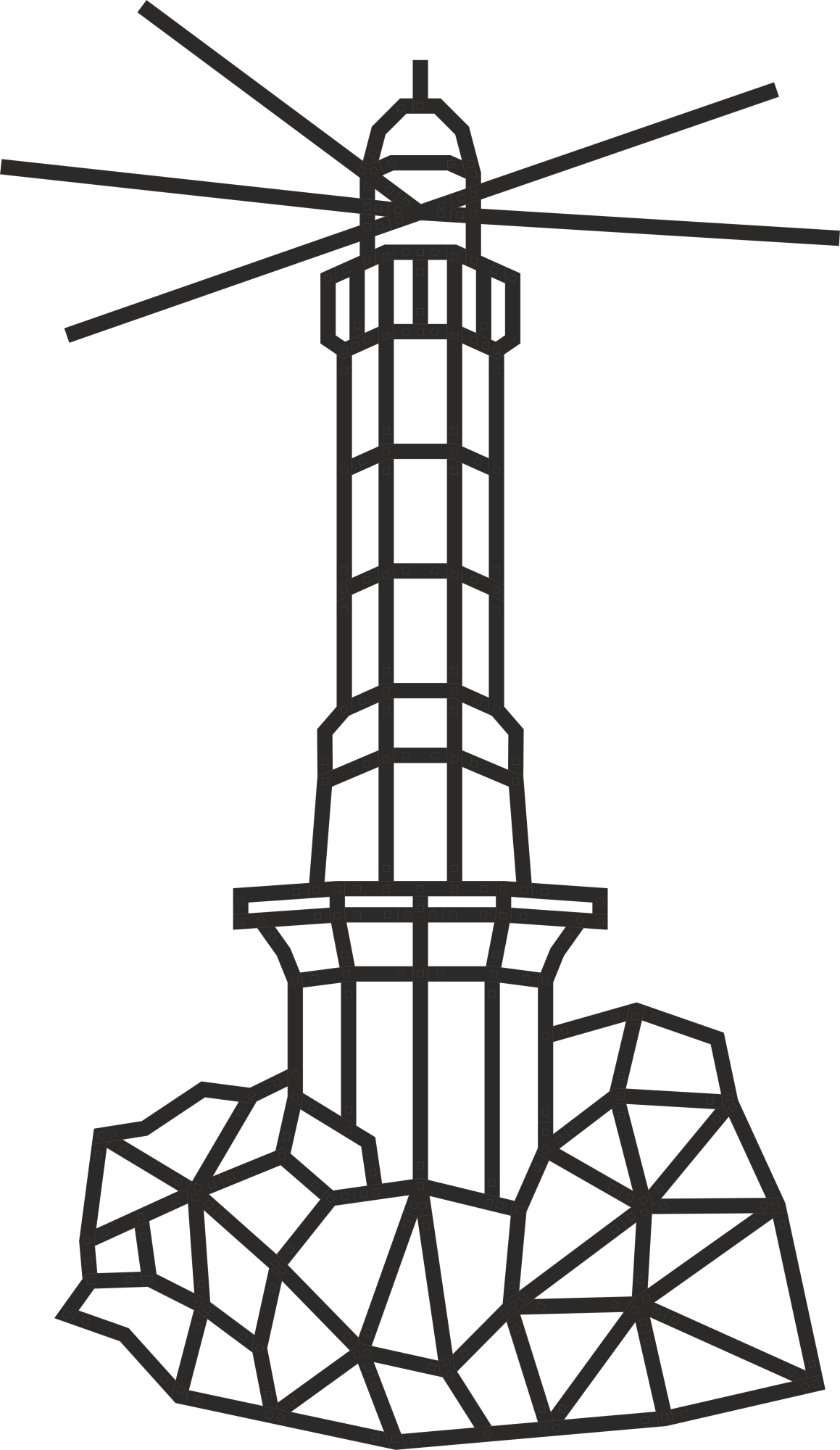 Деревянный декор настенный, панно EWA Design Маяк