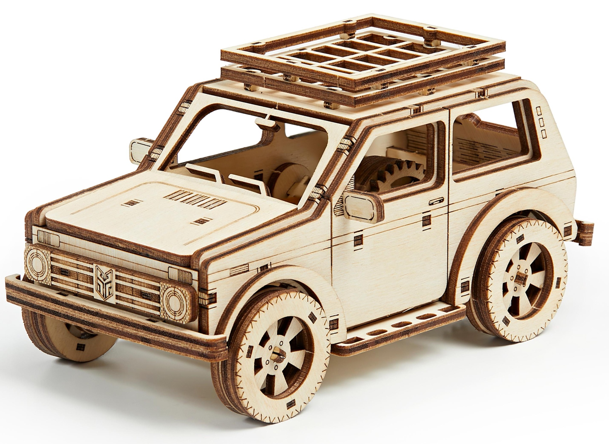 Купить Деревянный конструктор 3D DROVO Внедорожник Бронтус оптом
