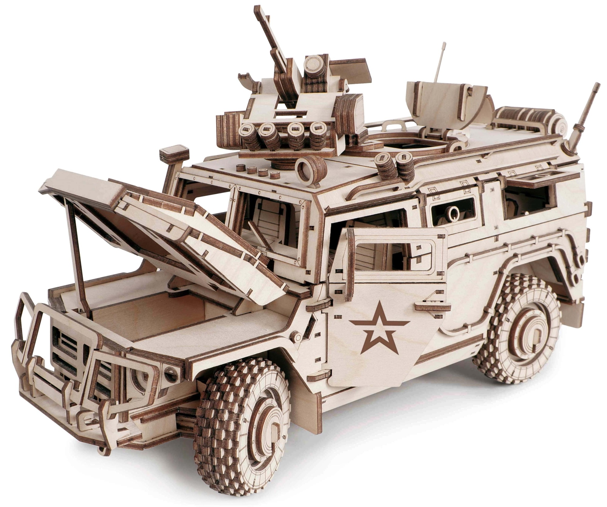 Купить Конструктор из дерева Армия России Бронеавтомобиль оптом