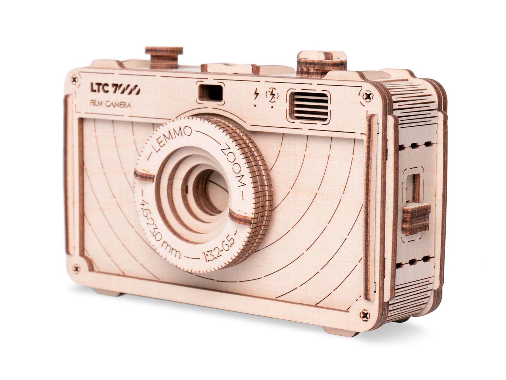 Деревянный конструктор, сборная модель Lemmo Фотоаппарат LTC 700
