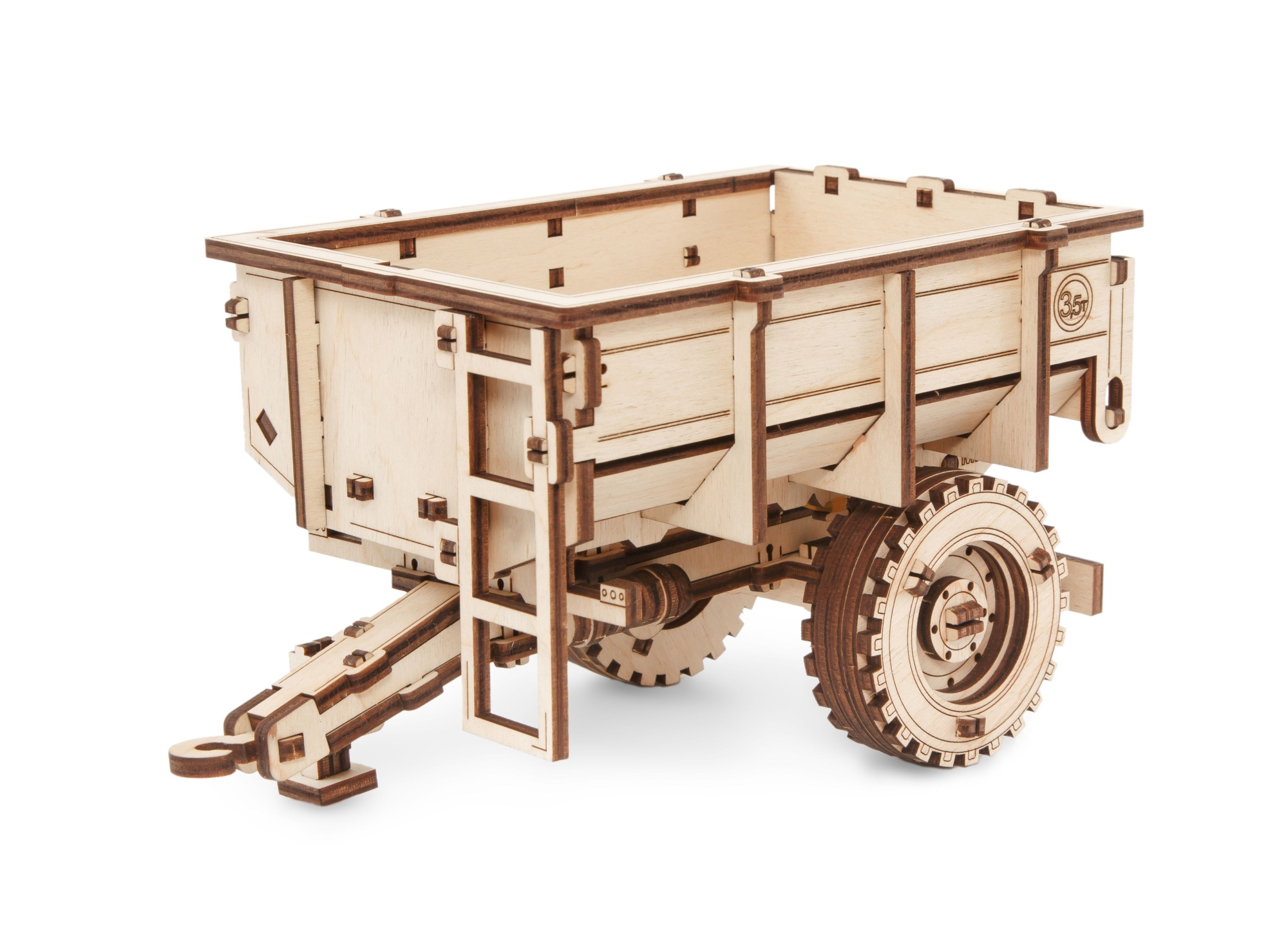 Купить Сборная модель деревянная 3D EWA Прицеп к трактору БЕЛАРУС 82/2022 оптом