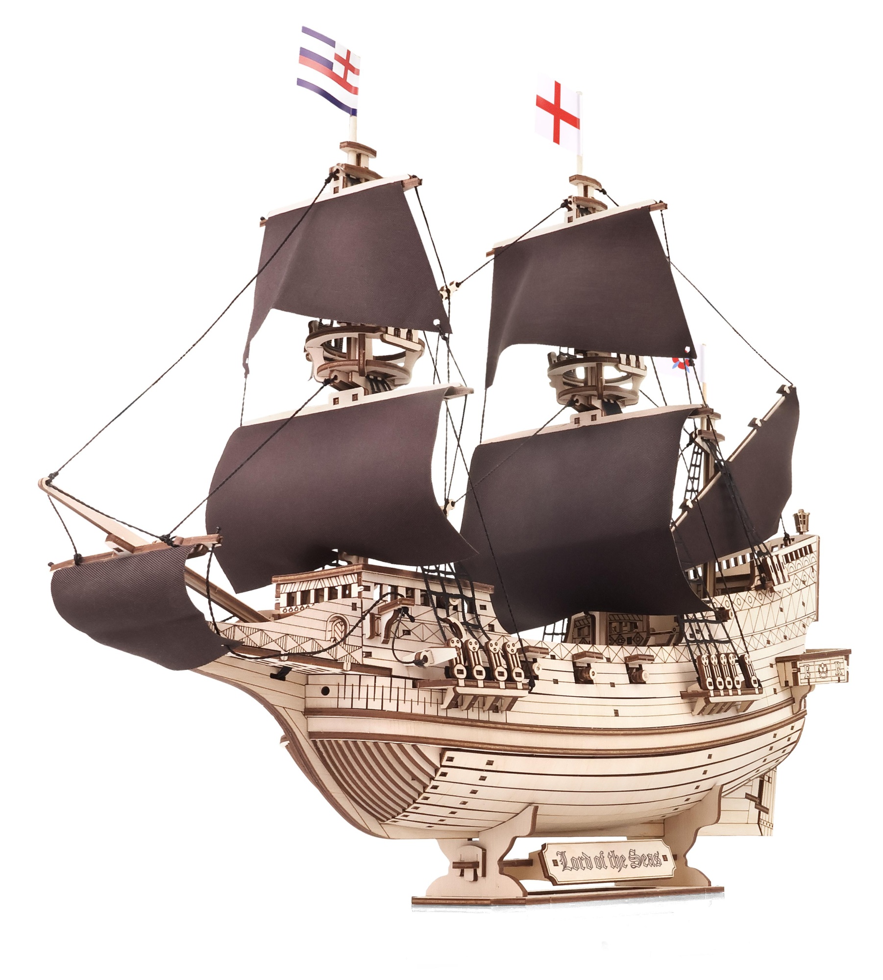 Купить Сборная модель, деревянный конструктор EWA Корабль Владыка Морей оптом